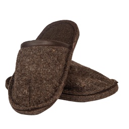Felt Slippers with Loden